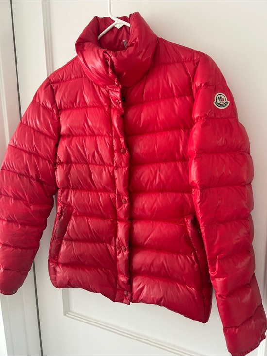 Moncler Jackets & Blazers - Moncler Grenoble Red Puffer Down Jacket